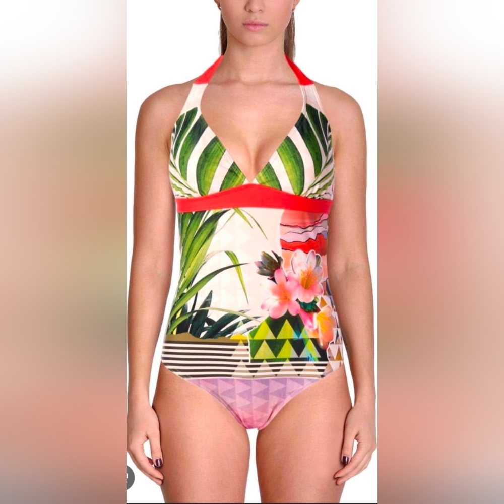 Tropical Floral One-Piece Swimsuit